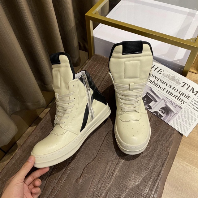 릭오웬스 Rick Owens 남여공용 스니커즈 하이탑 RO107