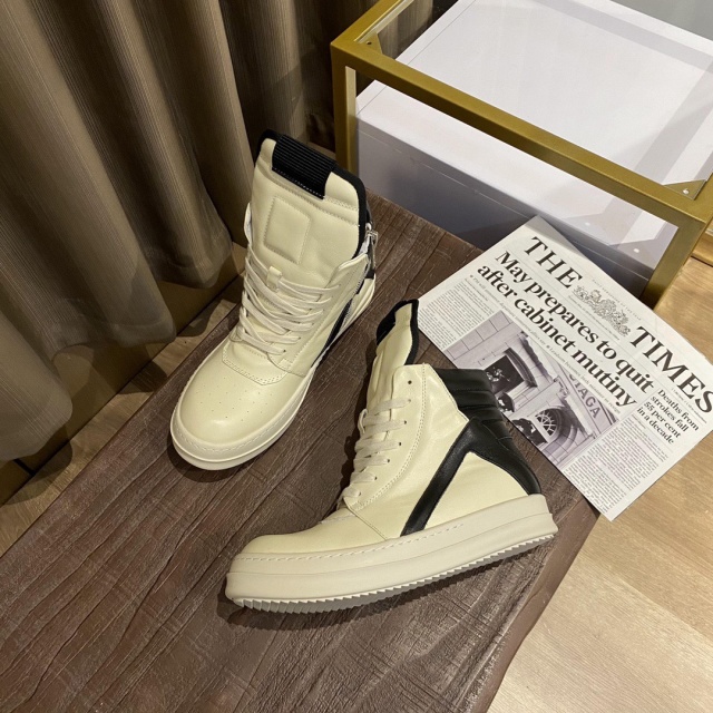 릭오웬스 Rick Owens 남여공용 스니커즈 하이탑 RO107