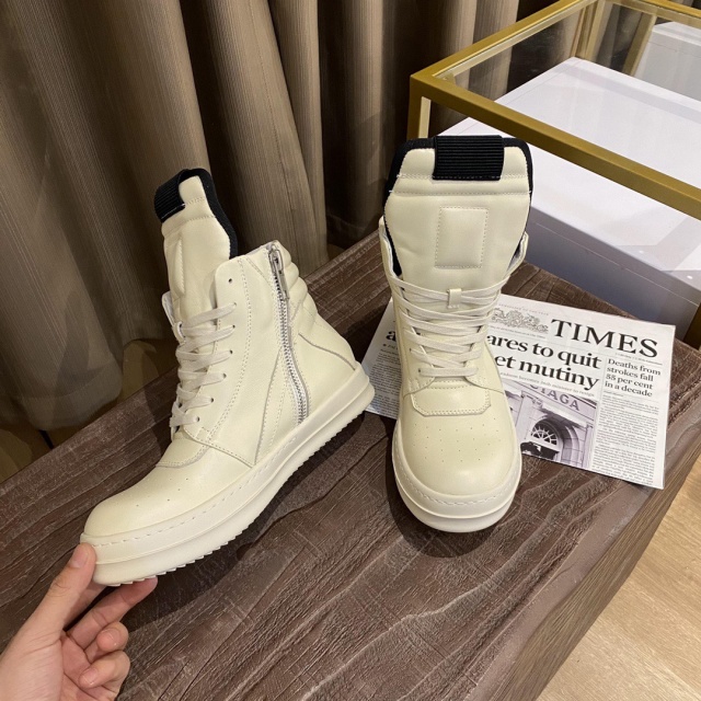 릭오웬스 Rick Owens 남여공용 스니커즈 하이탑 RO108