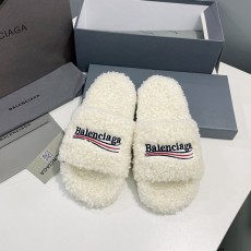 발렌시아가 Balenciaga 여성 퍼 슬리퍼 BG0623