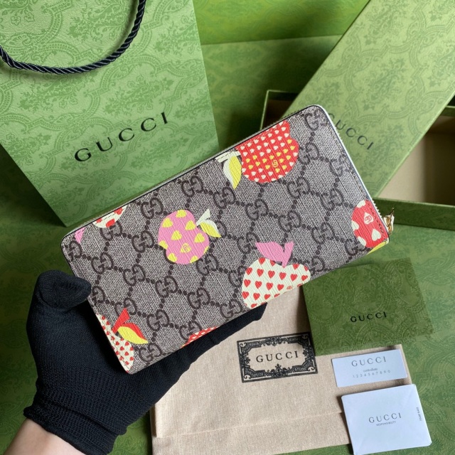 구찌 GUCCI 레 뽐므 지퍼 장지갑 663924 GU0777