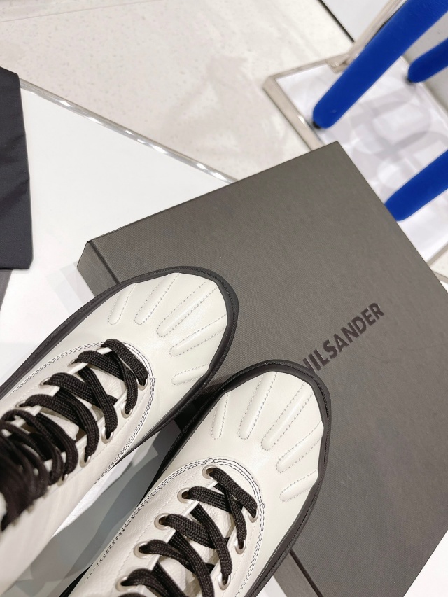 질샌더 JIL SANDER 여성 레이스업 부츠 JS030