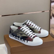 버버리 BURBERRY 남성 캔버스 스니커즈 BB277