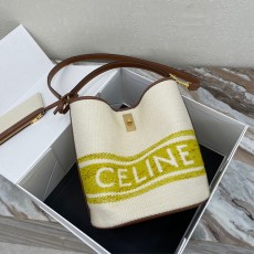 셀린느 CELINE 로고 버킷백 195572 CL0483