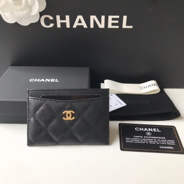 샤넬 CHANEL 클래식 캐비어 카드홀더 31510 CH1187