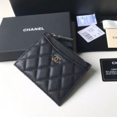 샤넬 CHANEL 클래식 캐비어 지퍼 카드홀더 A84105 CH1175