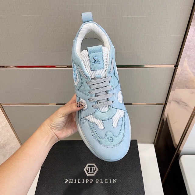 필립플레인 PHILIPP PLEIN 남성 로우탑 스니커즈 PP0137