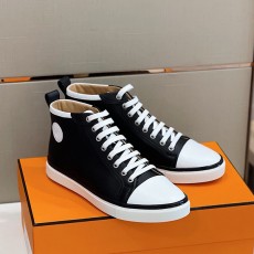 에르메스 HERMES 남성 캔버스 하이탑 H08353