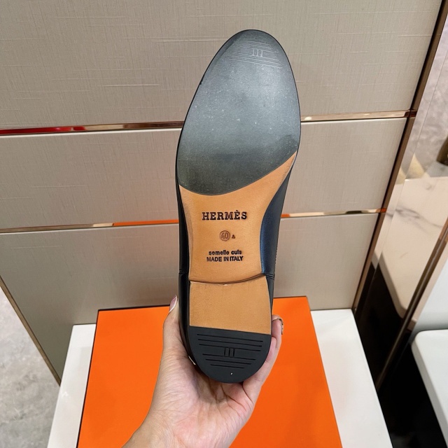 에르메스 HERMES 남성 앵클 부츠 H08373