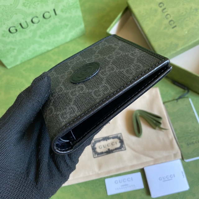 구찌 GUCCI 인터로킹 반지갑 671652 GU0800