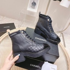 샤넬 CHANEL 레이스업 부츠 C01941