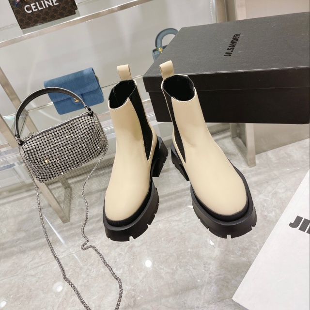 질샌더 JIL SANDER 여성 비브람 첼시 부츠 JS042