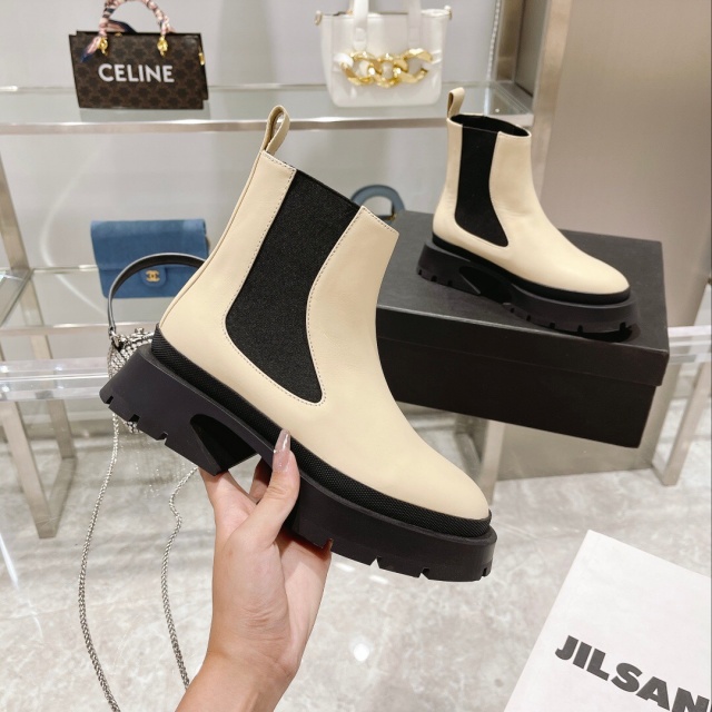 질샌더 JIL SANDER 여성 비브람 첼시 부츠 JS042