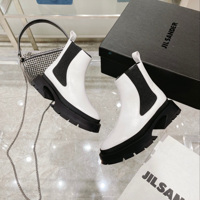 질샌더 JIL SANDER 여성 비브람 첼시 부츠 JS043