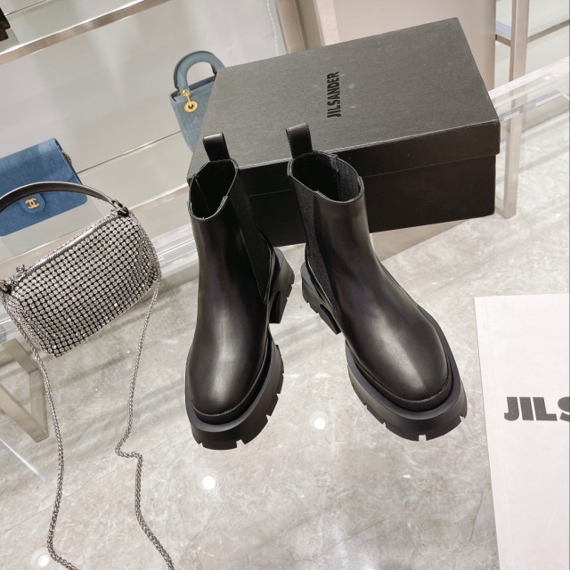 질샌더 JIL SANDER 여성 비브람 첼시 부츠 JS044