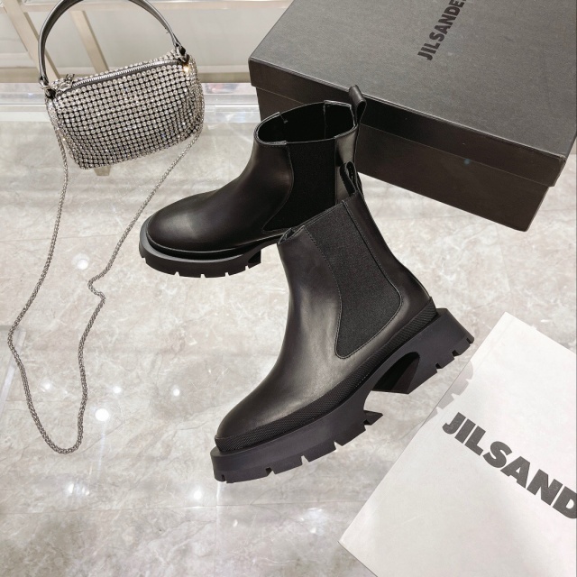 질샌더 JIL SANDER 여성 비브람 첼시 부츠 JS044