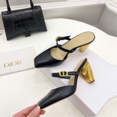 디올 DIOR 여성 뮬 슬리퍼 D1275