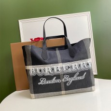 버버리 BURBERRY 캔버스 쇼퍼백 BB0787