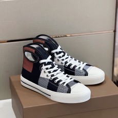 버버리 BURBERRY 남성 포트홀 디테일 하이탑 BB299