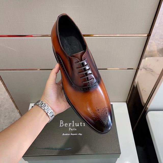 벨루티 Berluti Alessandro Galet 남성 더비슈즈 B0158