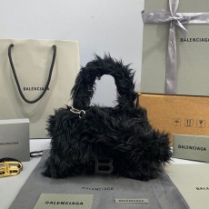 발렌시아가 Balenciaga 플루피 아워글래스 탑핸들백 BC0477