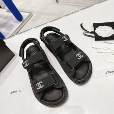 샤넬 CHANEL 여성 벨크로 샌들 C02029