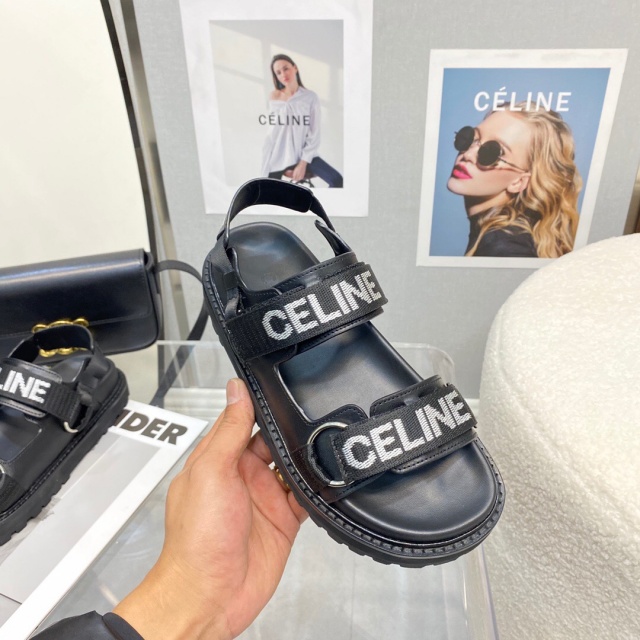 셀린느 CELINE 여성 벨크로 샌들 CL107