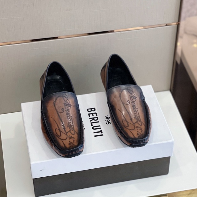 벨루티 Berluti Alessandro Galet 남성 드라이빙 슈즈 B0175