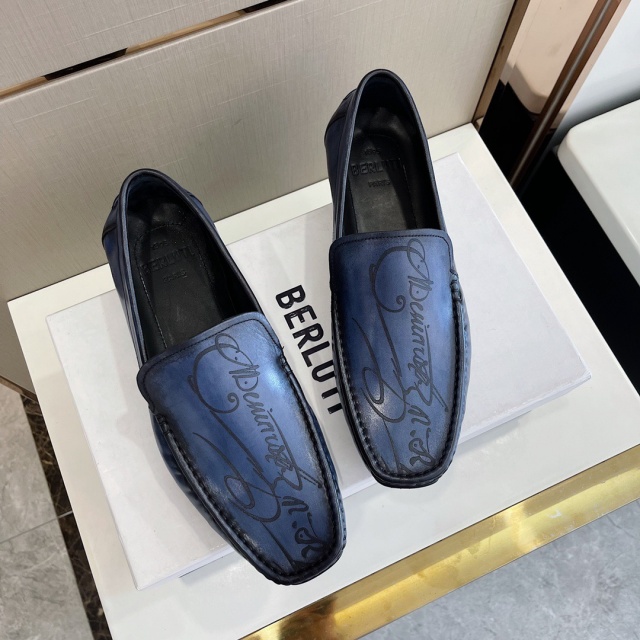 벨루티 Berluti Alessandro Galet 남성 드라이빙 슈즈 B0178