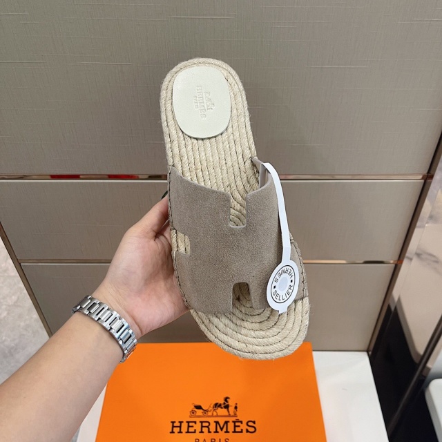 에르메스 HERMES 남성 이즈미르 슬리퍼 H08502