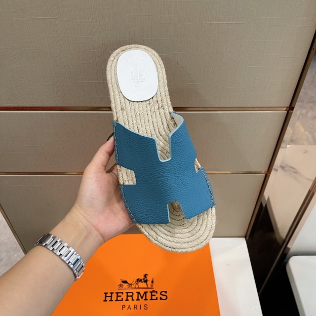 에르메스 HERMES 남성 이즈미르 슬리퍼 H08502