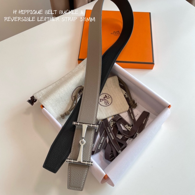 에르메스 HERMES 남성 양면 벨트 H320