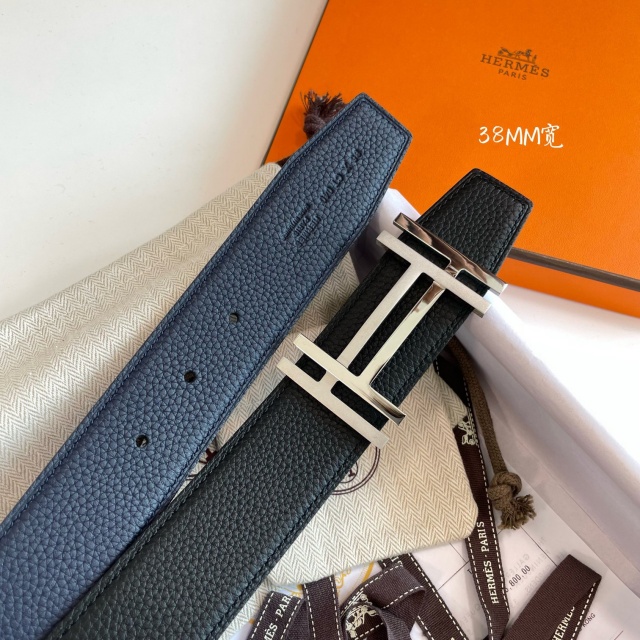 에르메스 HERMES 남성 양면 벨트 H322