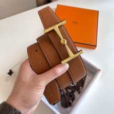 에르메스 HERMES 남성 양면 벨트 H319