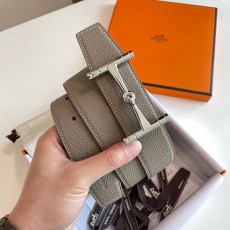 에르메스 HERMES 남성 양면 벨트 H320