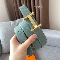 에르메스 HERMES 남성 양면 벨트 H324