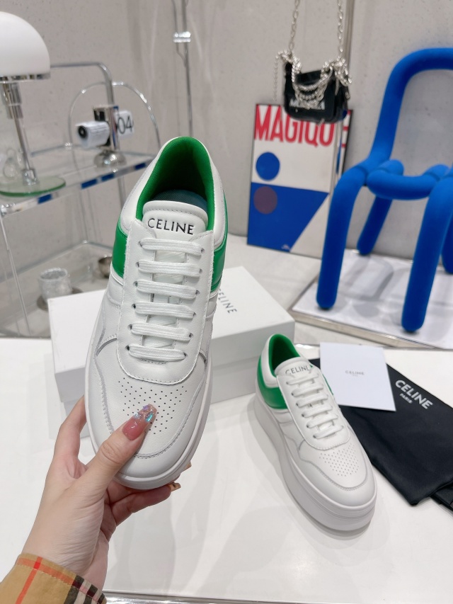 셀린느 CELINE 여성 레이스업 스니커즈 CL112