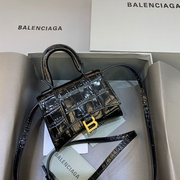 발렌시아가 Balenciaga 아워글래스 미니 숄더백 BC0504