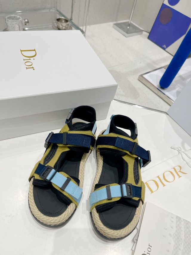 디올 DIOR 남여공용 벨크로 샌들 D1421