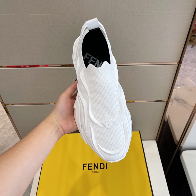 펜디 FENDI 남성 메쉬 러닝 스니커즈 F162