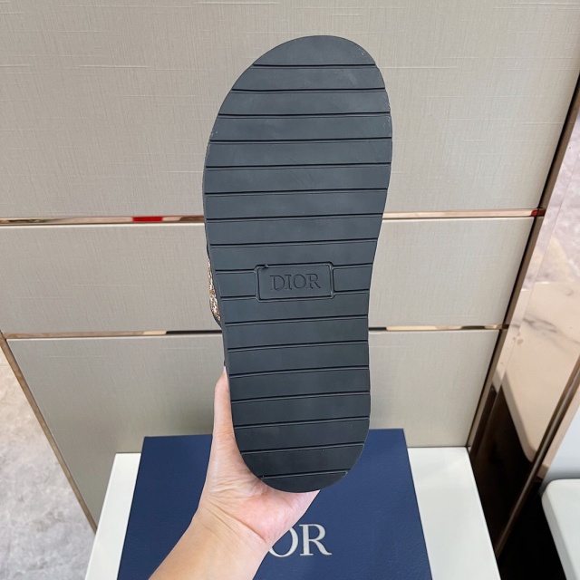 디올 DIOR 남성 슬라이드 슬리퍼 D1422