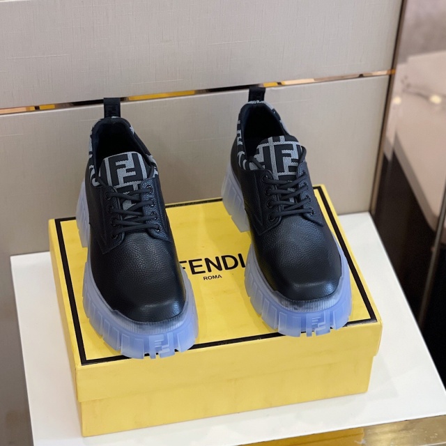 펜디 FENDI 남성 레이스업 슈즈 F166