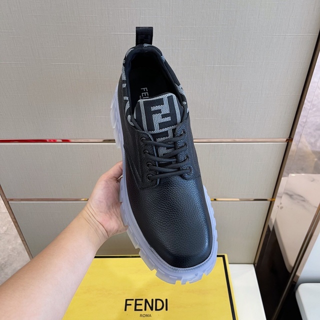 펜디 FENDI 남성 레이스업 슈즈 F166