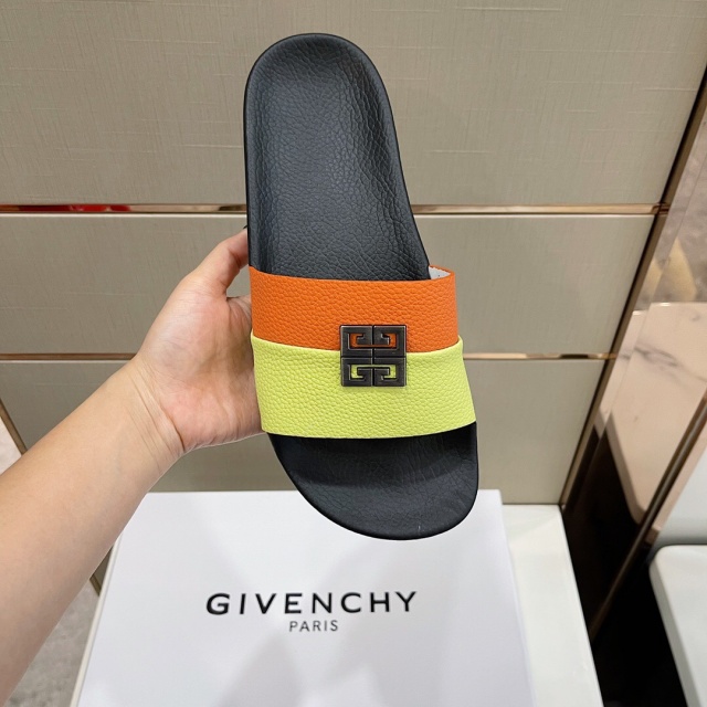 지방시 GIVENCHY 남성 슬라이드 슬리퍼 GV0694