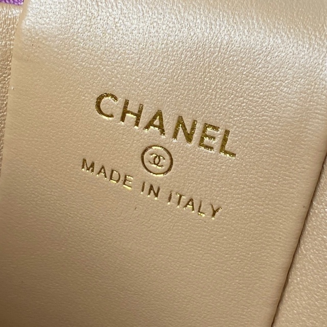 샤넬 CHANEL 램스킨 코스메틱 케이스 AP2730 C2327