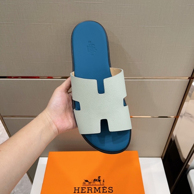 에르메스 HERMES 남성 이즈미르 슬리퍼 H08588