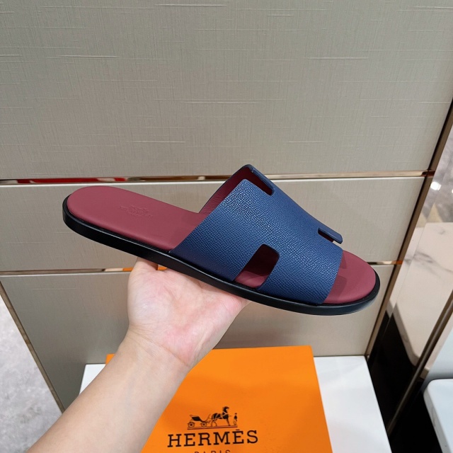 에르메스 HERMES 남성 이즈미르 슬리퍼 H08588