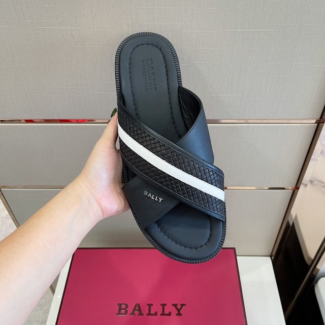 발리 BALLY 남성 슬라이드 슬리퍼 BY0425