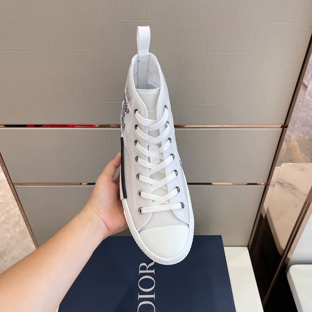 디올 DIOR 남여공용 오블리크 하이탑 스니커즈 D1497