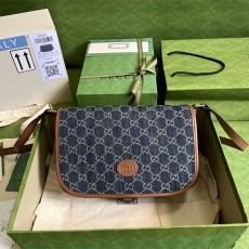 구찌 GUCCI 데님 메신저백 664143 GU02190